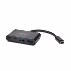 Kensington CH1000 Hub 4 ports USB-C, USB 3.2 Gen 1 (3.1 Gen 1) Type-C, USB 3.2 Gen 1 (3.1 Gen 1) Type-A, USB 3.2 Gen 1 (3.1 G ...