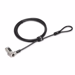 Kensington Câble de sécurité N17 ultra-fin à combinaison pour encoches Wedge, Verrouillage à combinaison, Acier au carbone, N ...