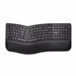 Kensington Pro Fit Ergo clavier FR sans fil +USB QWERTZ Allemand Noir