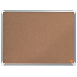 Nobo Premium Plus tableau d'affichage Intérieure Marron Aluminium