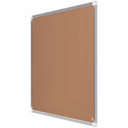 Nobo Premium Plus tableau d'affichage Intérieure Marron Aluminium