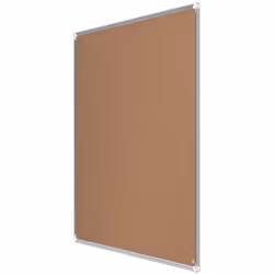 Nobo Premium Plus tableau d'affichage Intérieure Marron Aluminium
