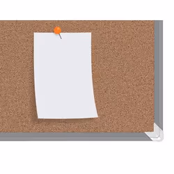 Nobo Premium Plus tableau d'affichage Intérieure Marron Aluminium