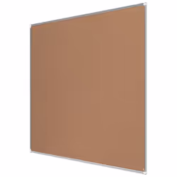 Nobo Premium Plus tableau d'affichage Intérieure Marron Aluminium