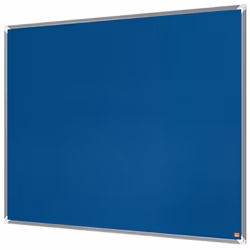 Nobo Premium Plus tableau d'affichage Intérieure Bleu Aluminium
