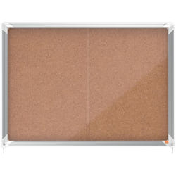 Nobo 1915331 tableau d'affichage Intérieure Marron Aluminium