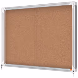 Nobo 1915331 tableau d'affichage Intérieure Marron Aluminium