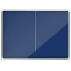 Nobo 1915334 tableau d'affichage Intérieure Bleu Aluminium