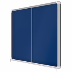 Nobo 1915335 tableau d'affichage Intérieure Bleu Aluminium