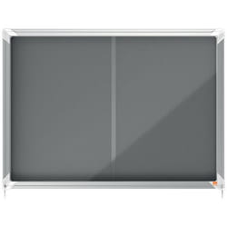 Nobo 1915336 tableau d'affichage Intérieure Gris Aluminium