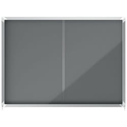 Nobo 1915338 tableau d'affichage Intérieure Gris Aluminium