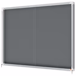 Nobo 1915338 tableau d'affichage Intérieure Gris Aluminium