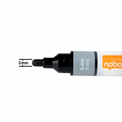 Nobo 1915377 marqueur 10 pièce(s) Pointe ogive Noir