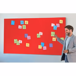 Nobo Impression Pro tableau d'affichage Intérieure Rouge - Vue supplémentaire 2