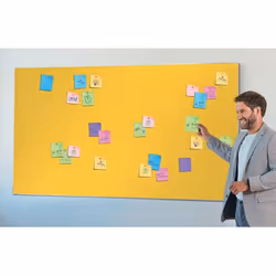 Nobo Impression Pro tableau d'affichage Intérieure Jaune - Vue supplémentaire 2