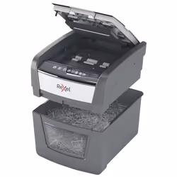 Rexel AutoFeed 45X destructeur de papier Destruction croisée 55 dB Noir, Argent - Vue supplémentaire 4