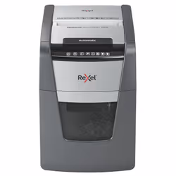 Rexel Optimum AutoFeed+ 100X, Destruction croisée, 22 cm, 4 x 28 mm, 34 L, 55 dB, Tactile
