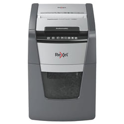Rexel Optimum Auto+ 100M destructeur de papier Découpage par micro-broyage 55 dB 22 cm Noir, Gris