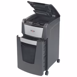 Rexel AutoFeed+ 225M destructeur de papier Découpage par micro-broyage 55 dB 23 cm Noir, Gris - Vue supplémentaire 4
