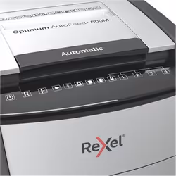 Rexel AutoFeed+ 600M destructeur de papier Découpage par micro-broyage 55 dB 23 cm Noir, Gris - Vue supplémentaire 5