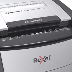 Rexel AutoFeed+ 750X destructeur de papier Destruction croisée 55 dB 23 cm Noir, Gris - Vue supplémentaire 5