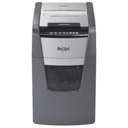 Rexel Optimum AutoFeed+ 150X, Découpage en particules, 22 cm, 4 x 28 mm, 44 L, 150 feuilles, 55 dB