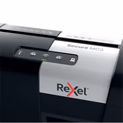 Rexel Secure MC3 destructeur de papier Destruction croisée 60 dB Noir, Argent - Vue supplémentaire 6