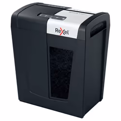 Rexel Secure MC6 destructeur de papier Découpage par micro-broyage 60 dB Noir, Argent - Vue supplémentaire 4