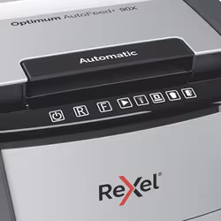 Rexel AutoFeed+ 90X destructeur de papier Destruction croisée 55 dB Noir, Gris - Vue supplémentaire 4