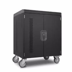 Kensington K62327EU, Classe mobile de charge et de gestion, Noir, Sol, 1 étagères, Ordinateur portable, Secteur