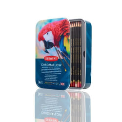Crayons de Couleur - Derwent - Chromaflow - Boîte de 36 - Qualité Professionnelle - Multicolore