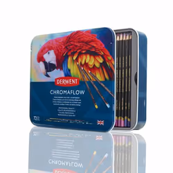 Derwent Chromaflow Couleurs assorties 72 pièce(s)