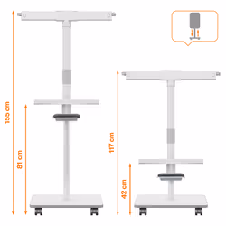 Nobo 1915644 Tableau blanc - Vue supplémentaire 5