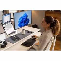 Kensington Pro Fit Ergo KB675 EQ TKL clavier maison/bureau USB + RF Wireless + Bluetooth QWERTY Anglais britannique Noir - Vue supplémentaire 5