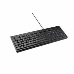Kensington KB100 EQ Clavier filaire, Taille réelle (100 %), Avec fil, USB, Clavier à membrane, QWERTY, Noir