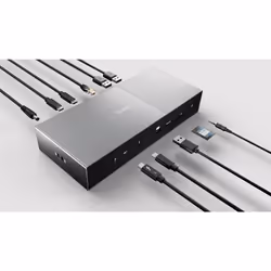 Kensington Zubehör Notebook Avec fil Thunderbolt 5 Noir, Gris - Vue supplémentaire 8