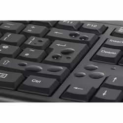 Kensington KM150 EQ clavier Souris incluse Bureau RF sans fil QWERTY Espagnole Noir