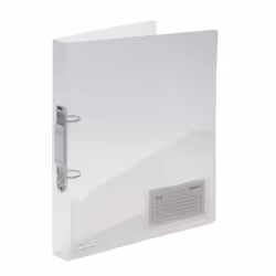 Rexel Classeur 2 anneaux Ice A4, transparent, A4, Polypropylène (PP), Transparent, 200 feuilles, 2,5 cm, 3 cm