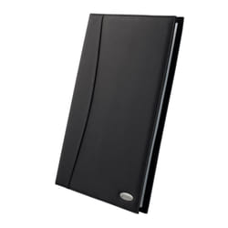 Rexel Livret prés. Soft Touch aspect cuir A4 24 poches, noir
