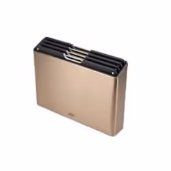 Joseph Joseph Schneidebrett Folio Steel, Rectangulaire, Noir, Or rose, 355 mm, 74 mm, 265 mm, 3,3 kg