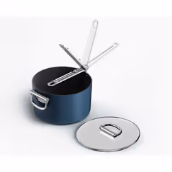 Joseph Joseph Space, Rond, Bleu, Aluminium, Vitrocéramique, Acier inoxydable, Acier inoxydable