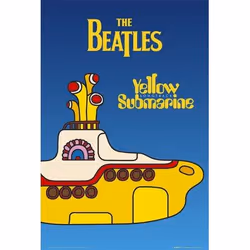 GB eye Yellow Submarine Cover, 1 pièce(s), Musique, THE BEATLES, Rectangulaire, Garçon/Fille, Multicolore