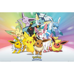 Poster - Pokemon - Eevee - Multicolore - Décoration murale - Rectangulaire