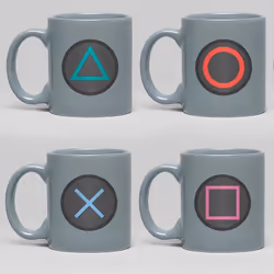 GB eye MGS0007, Régler, Multicolore, Vitrocéramique, Mug, Universel, 4 pièce(s)