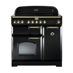 Falcon Classic Deluxe 90 Cuisinière Plaque avec zone à induction Noir A
