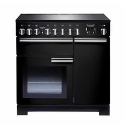 Rangemaster Professional Deluxe 90 Induction Cuisinière Electrique Plaque avec zone à induction Noir A