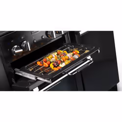 Rangemaster Professional Deluxe 90 Induction Cuisinière Electrique Plaque avec zone à induction Noir A