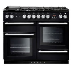 Falcon Nexus 90 Cuisinière Gaz Noir, Chrome A