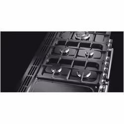 Falcon Nexus 90 Cuisinière Gaz Noir, Chrome A