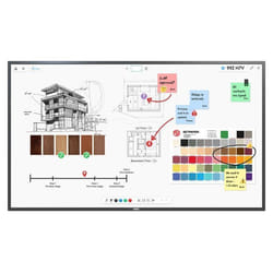 NEC MultiSync M551 Écran plat interactif 55" LCD 500 cd/m² 4K Ultra HD Noir Écran tactile 24/7